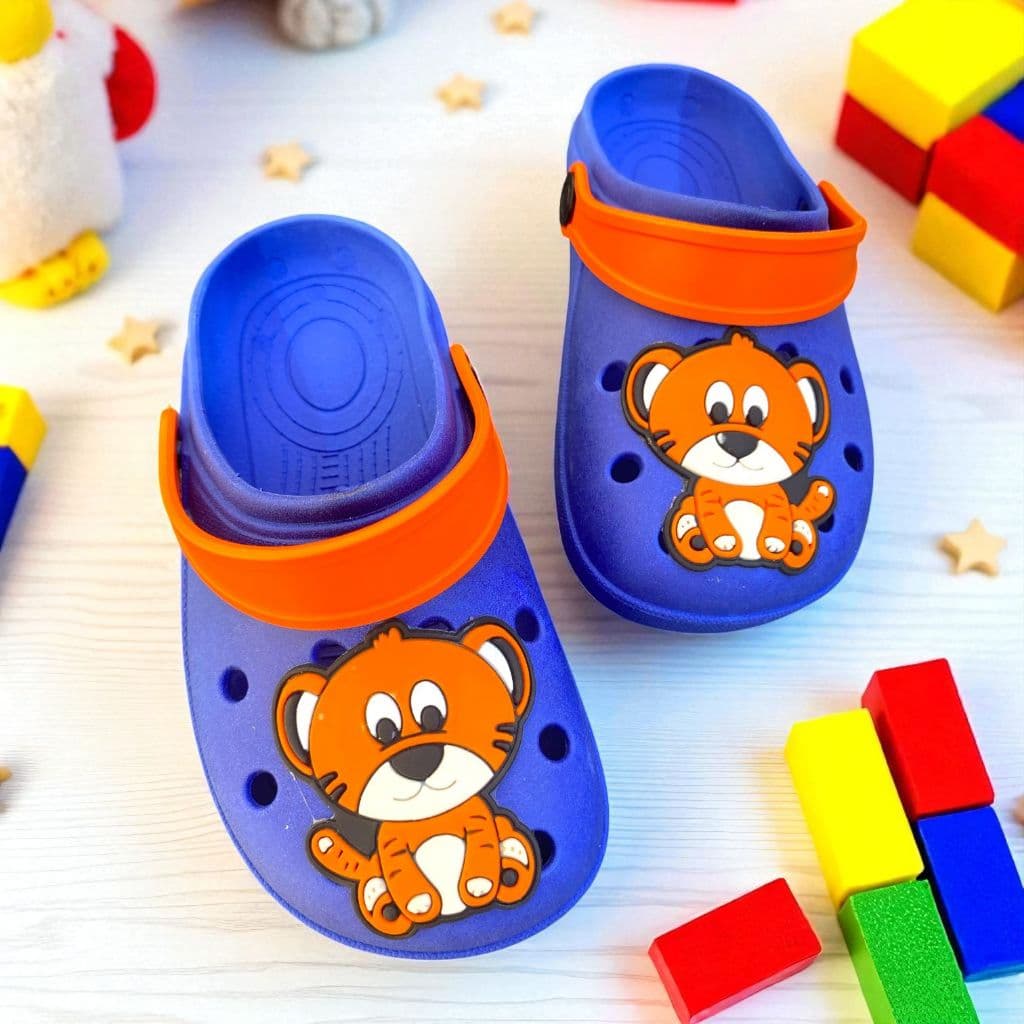Sandália Babuche Infantil Estampa Tigre Radical, antiderrapante, super leve, confortável e cheio de estilo divertido