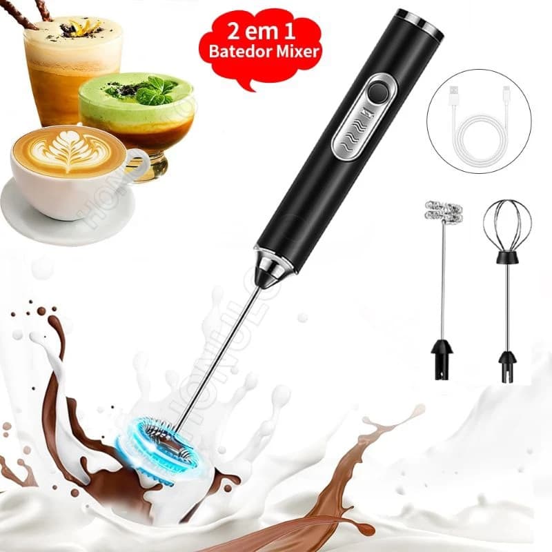 Mini Misturador Batedor Mixer Elétrico Para Claras de Ovos Leite Café Clara de Ovo, para Cozinha Doméstica AAA
