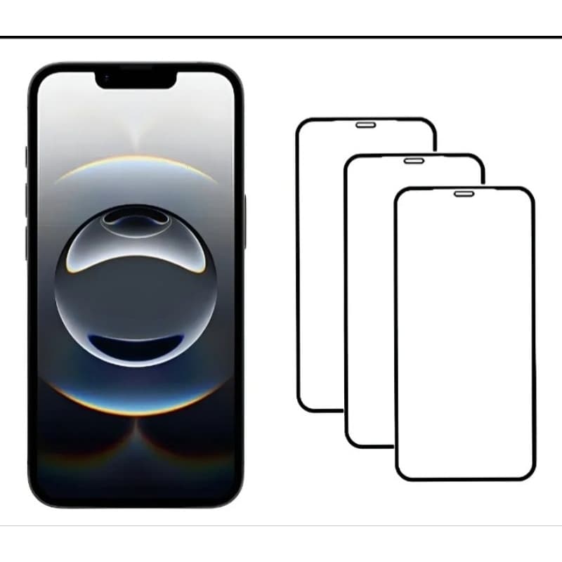Película Iphone X Iphone 11Pro 3D Cobre Toda Tela Sem Bolhas