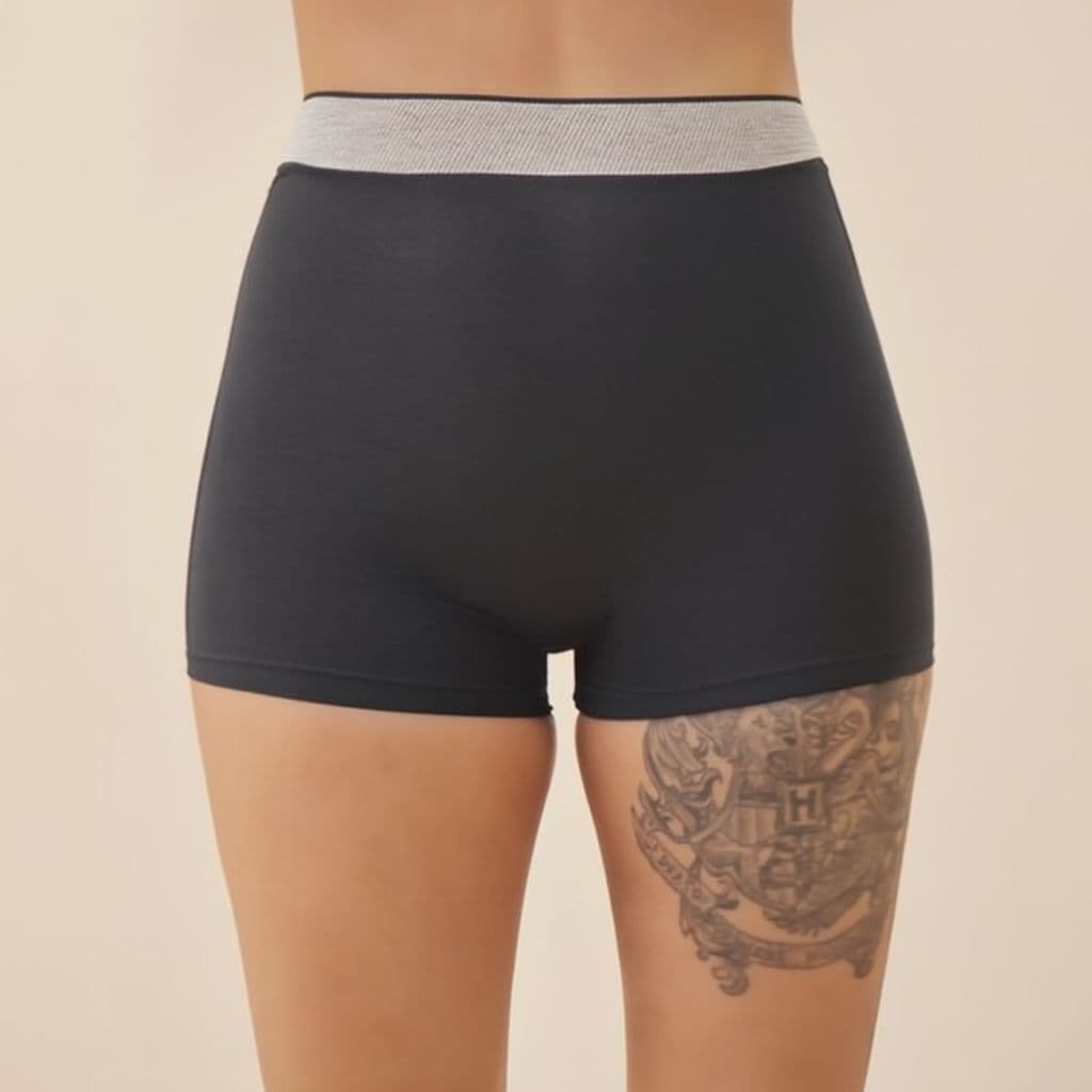 Calcinha Boxer Feminina Cós Alto Forro Algodão Moda íntima Conforto Qualidade Elegancia Estilo