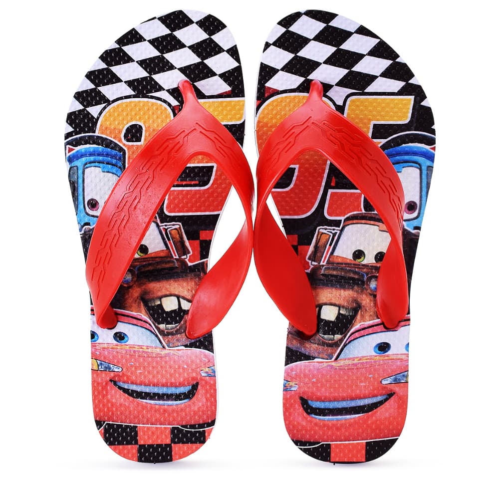 Chinelo Infantil Relâmpago Mcqueen Super Leve e Confortável Lançamento Panfy Kids