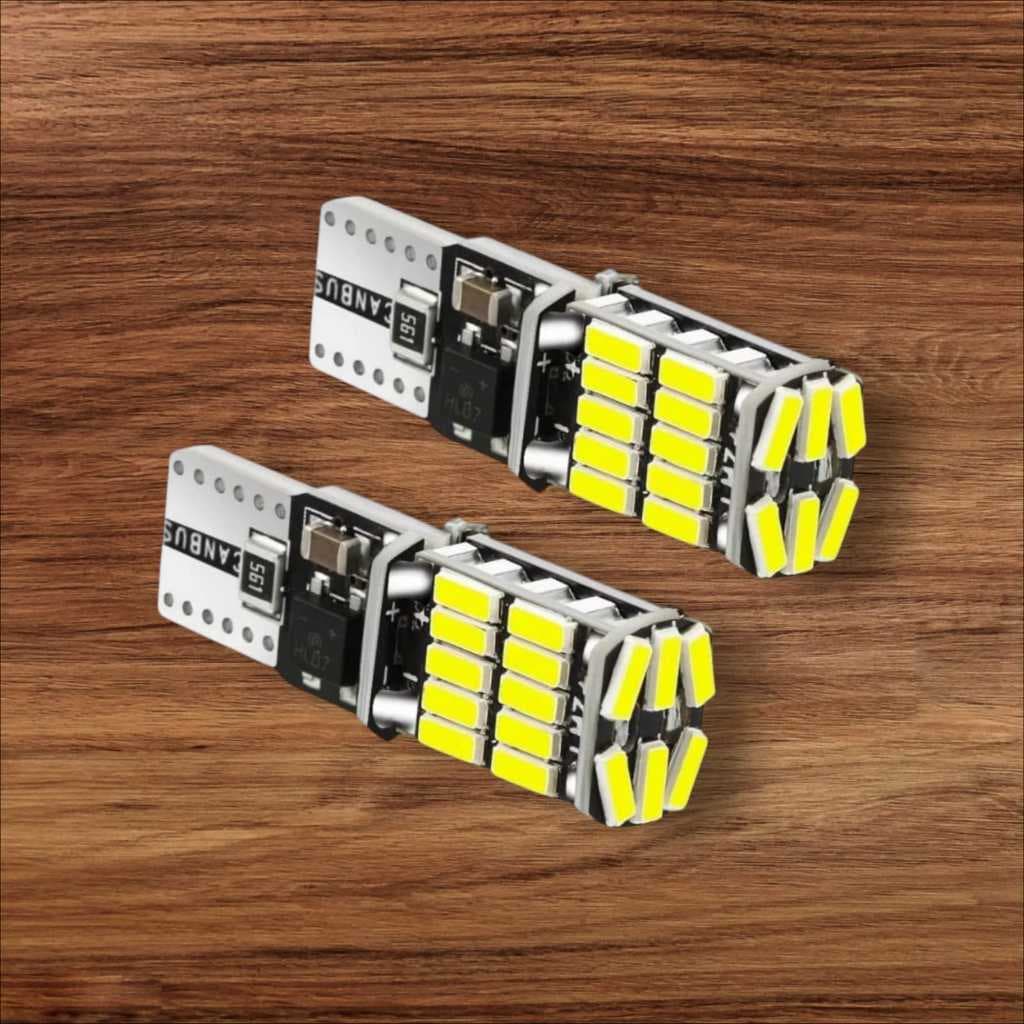 Pingo super Led Luz baixa Meia Luz  T10 Sem erro 12v 6000k Carro e Moto (Canceller)