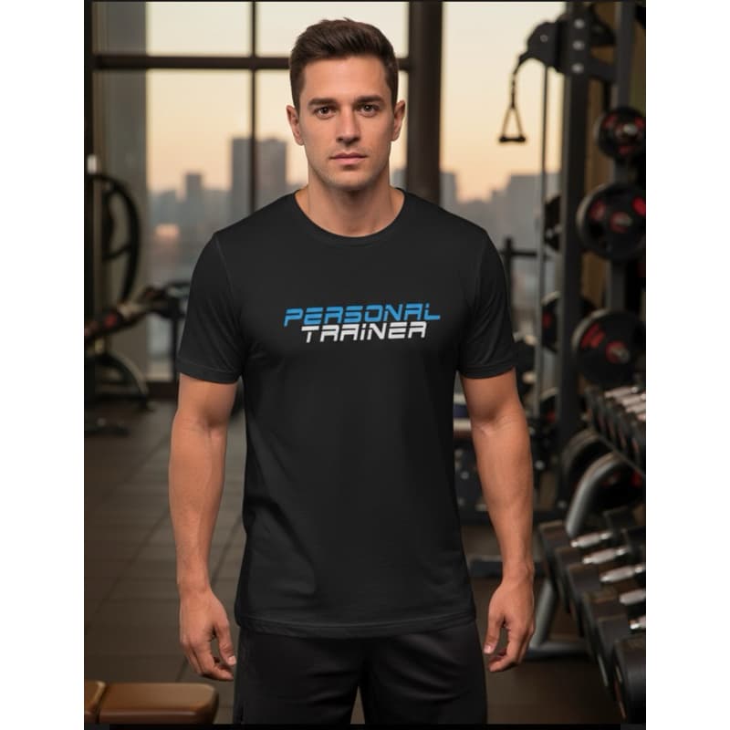 Camiseta Masculina Personal Trainer Personalizada dryfit c Seu Nome