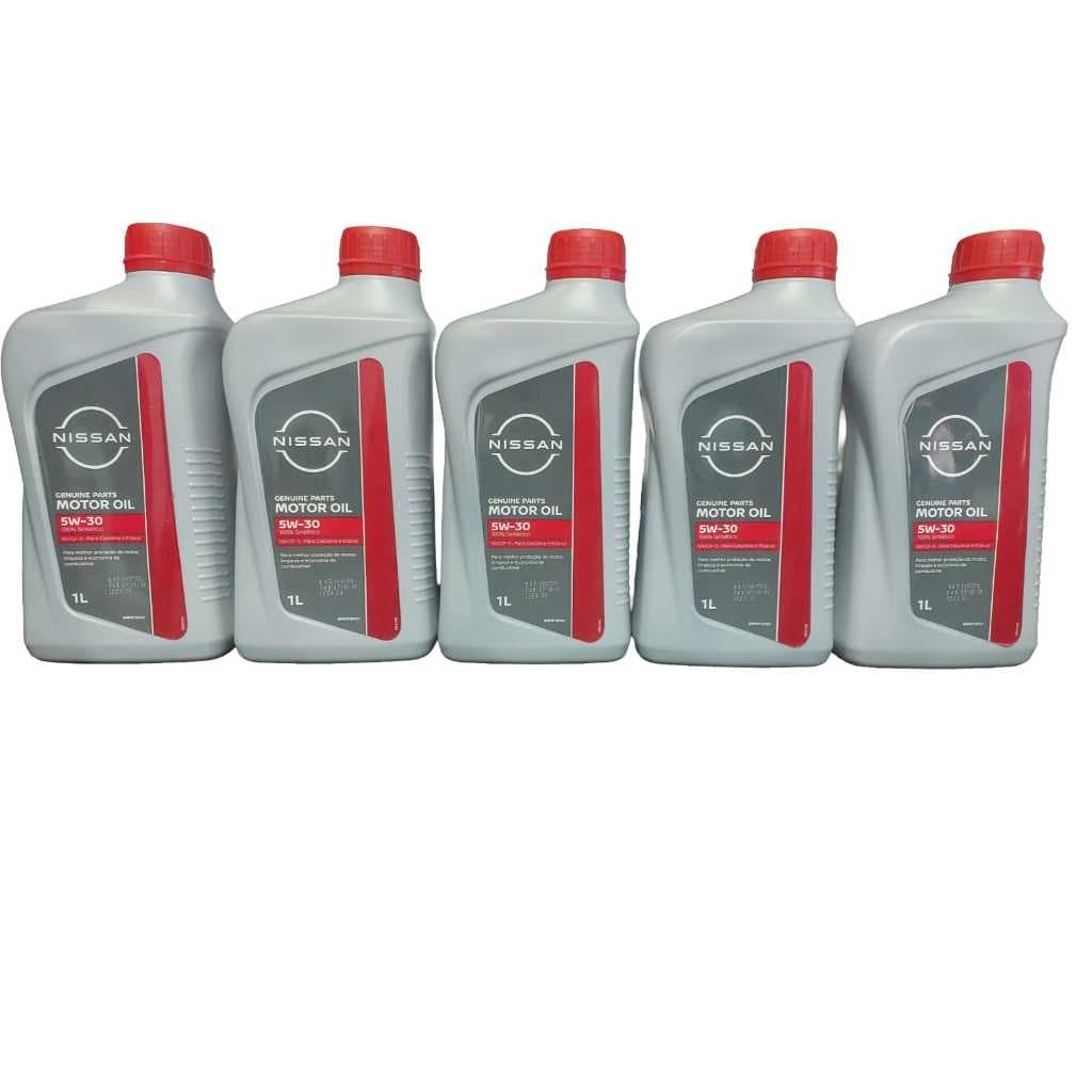 Kit 5L 5w30 Nissan 100% Sintético Original