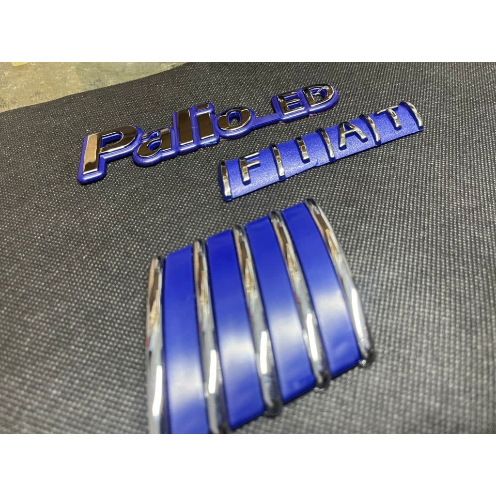 Kit Emblemas Palio Ed Fiat  -  1ª Linha