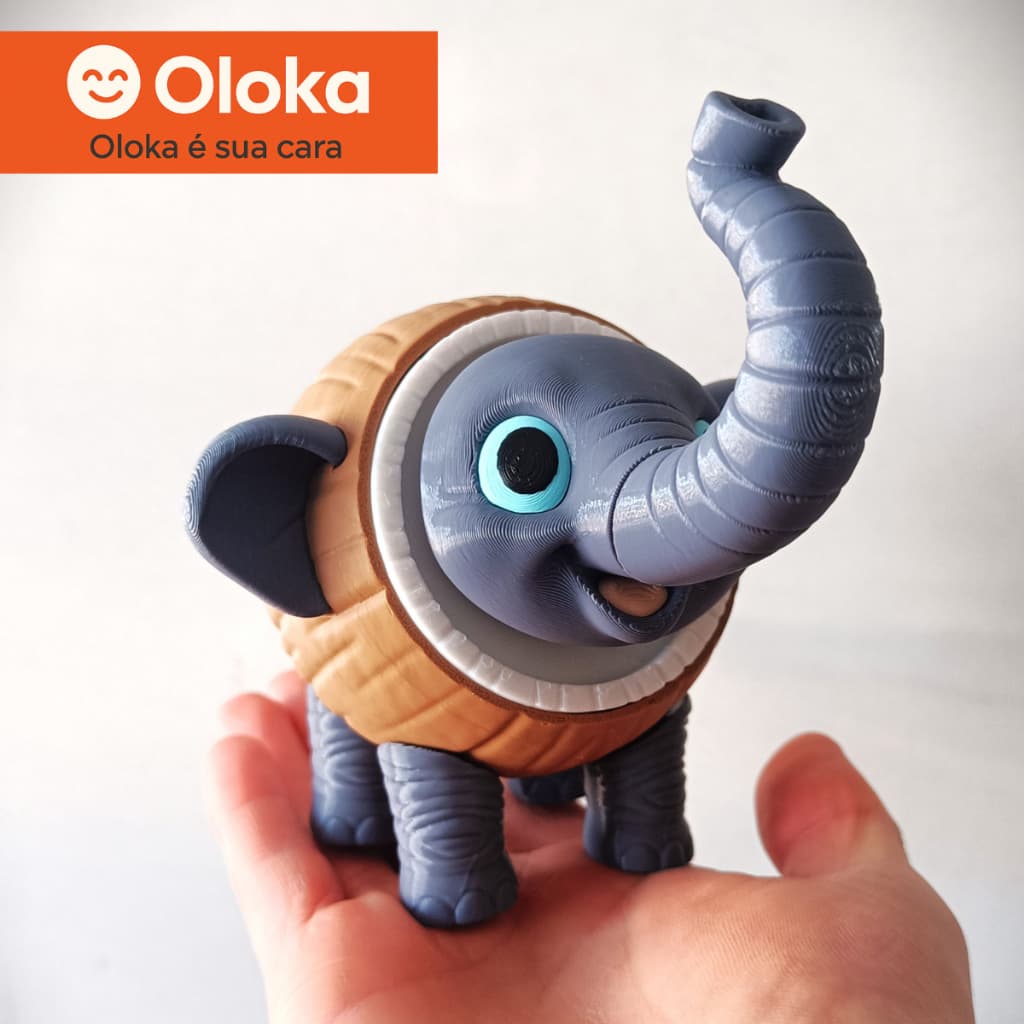 CocoFanto Elefanto Meme Divertido | Brinquedo Criativo 3D   | Decoração e Presente Engraçado