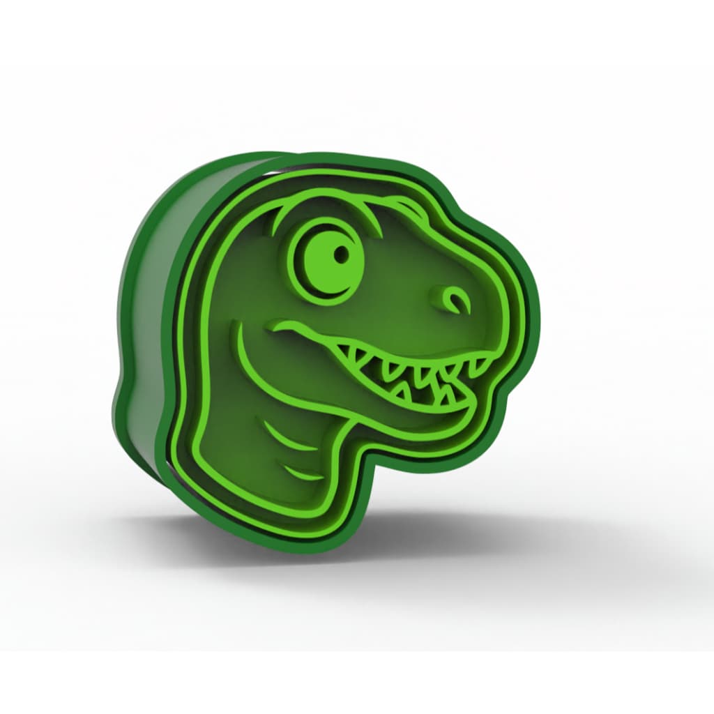 Modelador e Ejetor Para Modelar Doces, Massas e Brigadeiros - Dinossauro Face