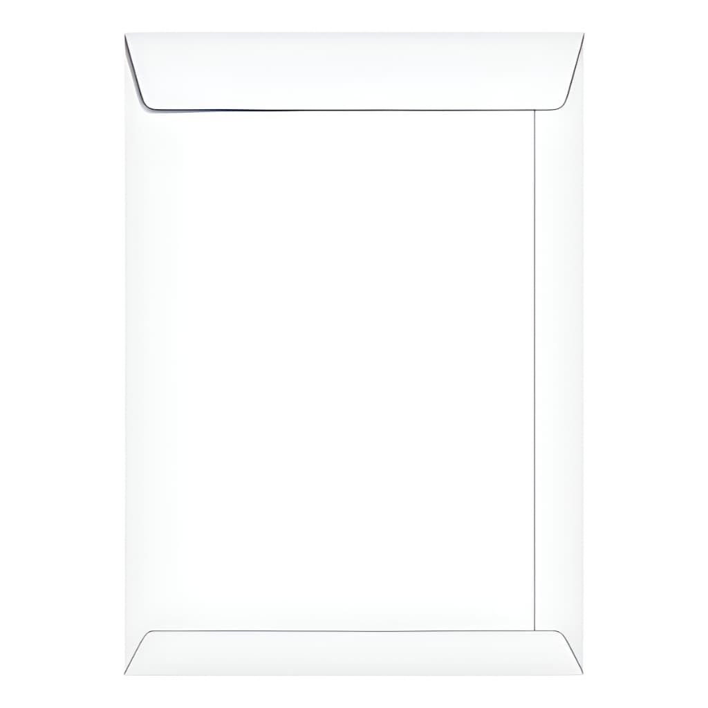 Kit C/50 Envelopes Saco Branco 185mm X 248mm - Envio Imediato