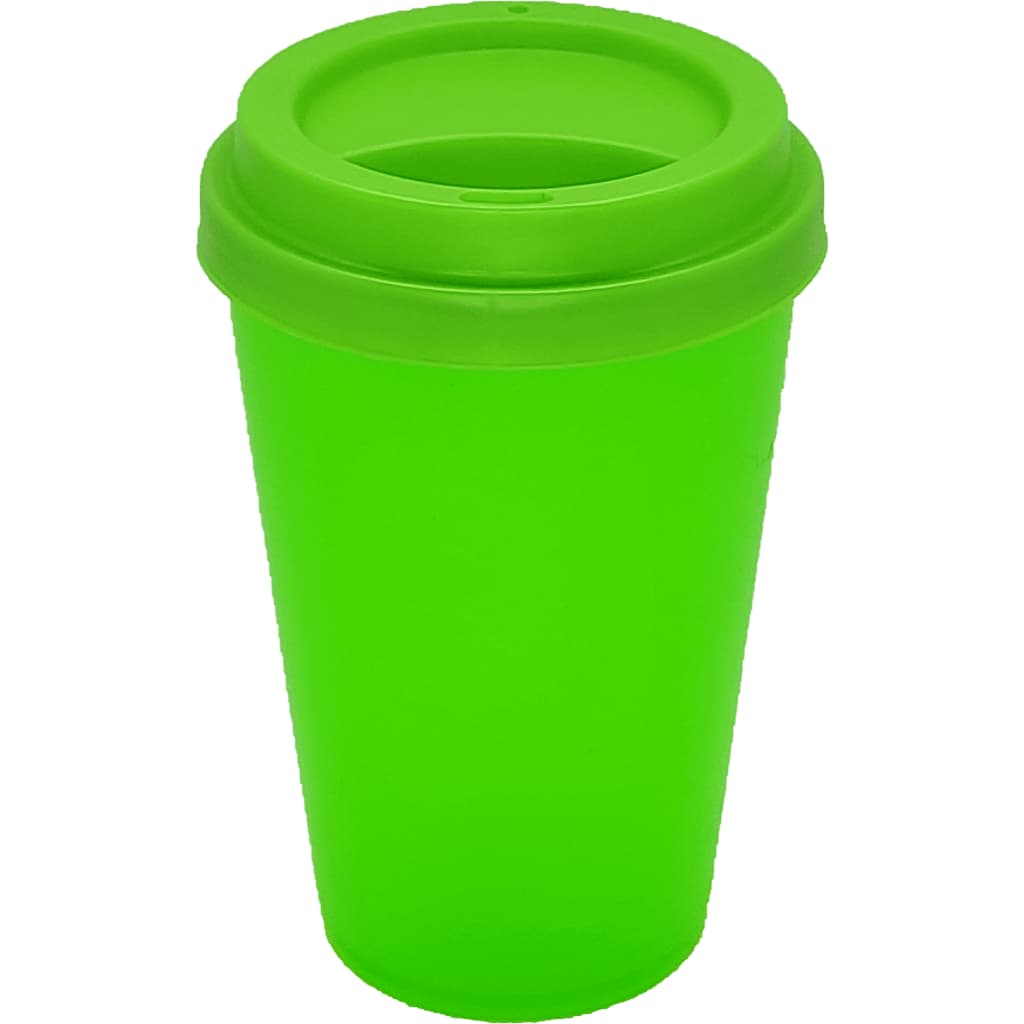 Kit 100 Copo Ecologico 400ml com tampa Bucks M Resistente Reutilizável Drink Refri Carnaval Festa