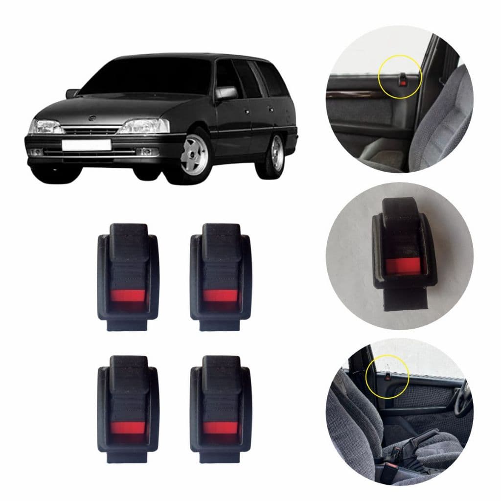 Moldura Trava E Pino de Porta Chevrolet Omega Suprema 93 A 98
