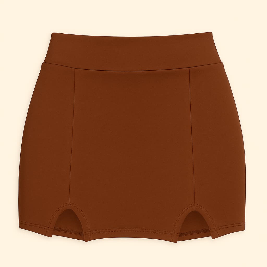 Short Saia Feminino Cintura Alta | Moda Casual Confortável Versátil