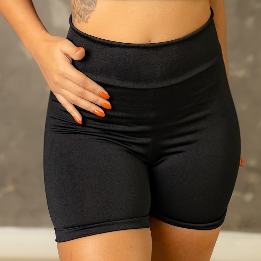 Bermuda Leggin Suplex Não Transparente Para Academia Na Promoção Feminino