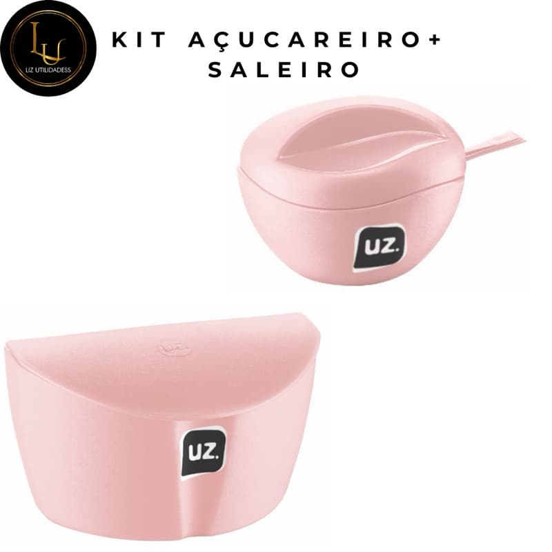 KIT AÇUCAREIRO + SALEIRO/COZINHA UTENSÍLIOS UZ