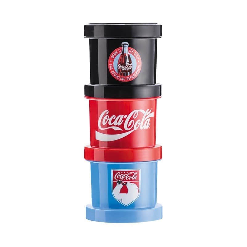 Trio de Potes Retrô - Coca Cola