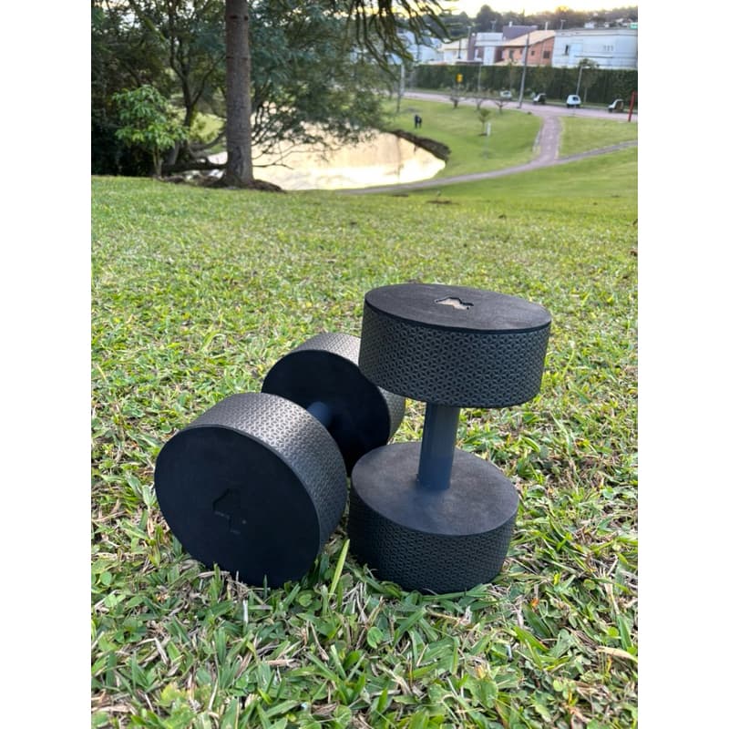 Peso de musculação 4kg duas unidades - academia, halteres, treino em casa.
