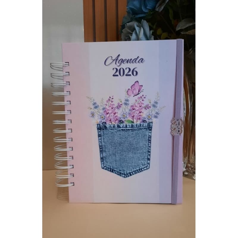 Agenda Cristã com versículo personalizada com nome