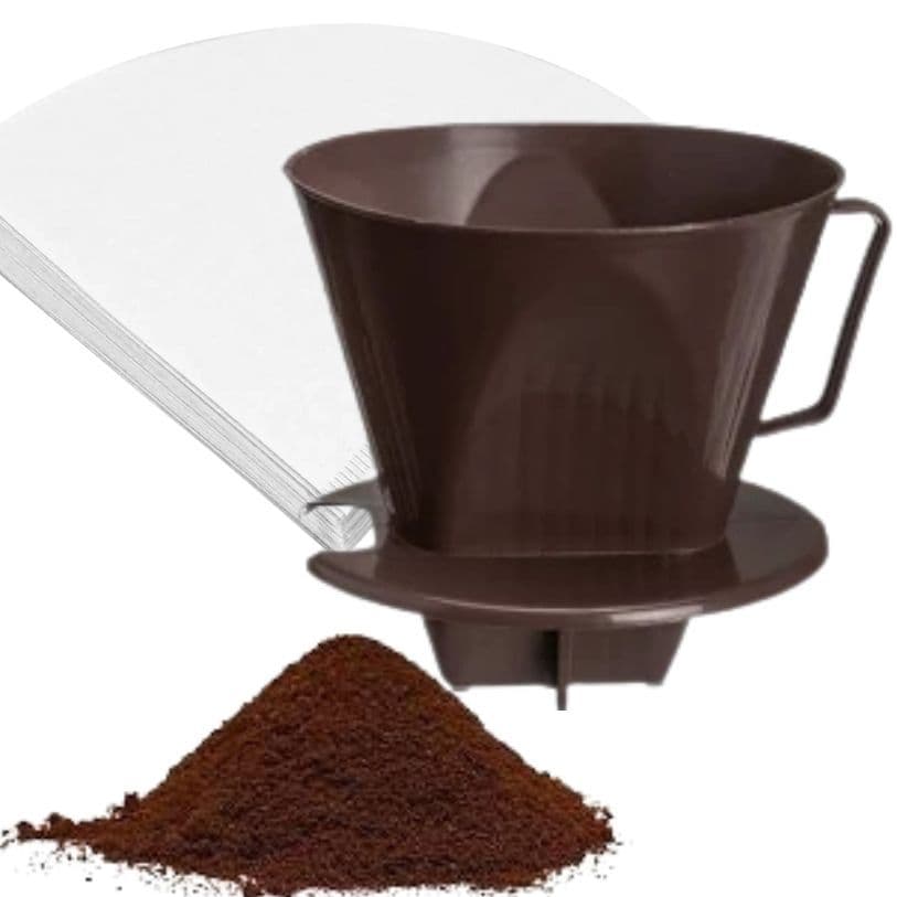 Porta Filtro De Café Suporte Coador 103 Com Funil P/ Garrafa