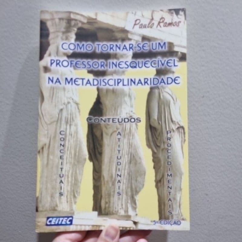 livro como tornar-se um professor inesquecível na metadisciplinaridade