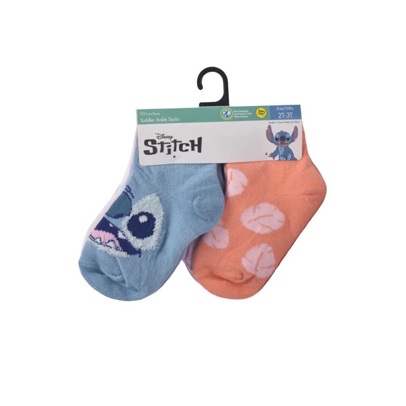 Kit de 10 pares de meias Disney - Stitch