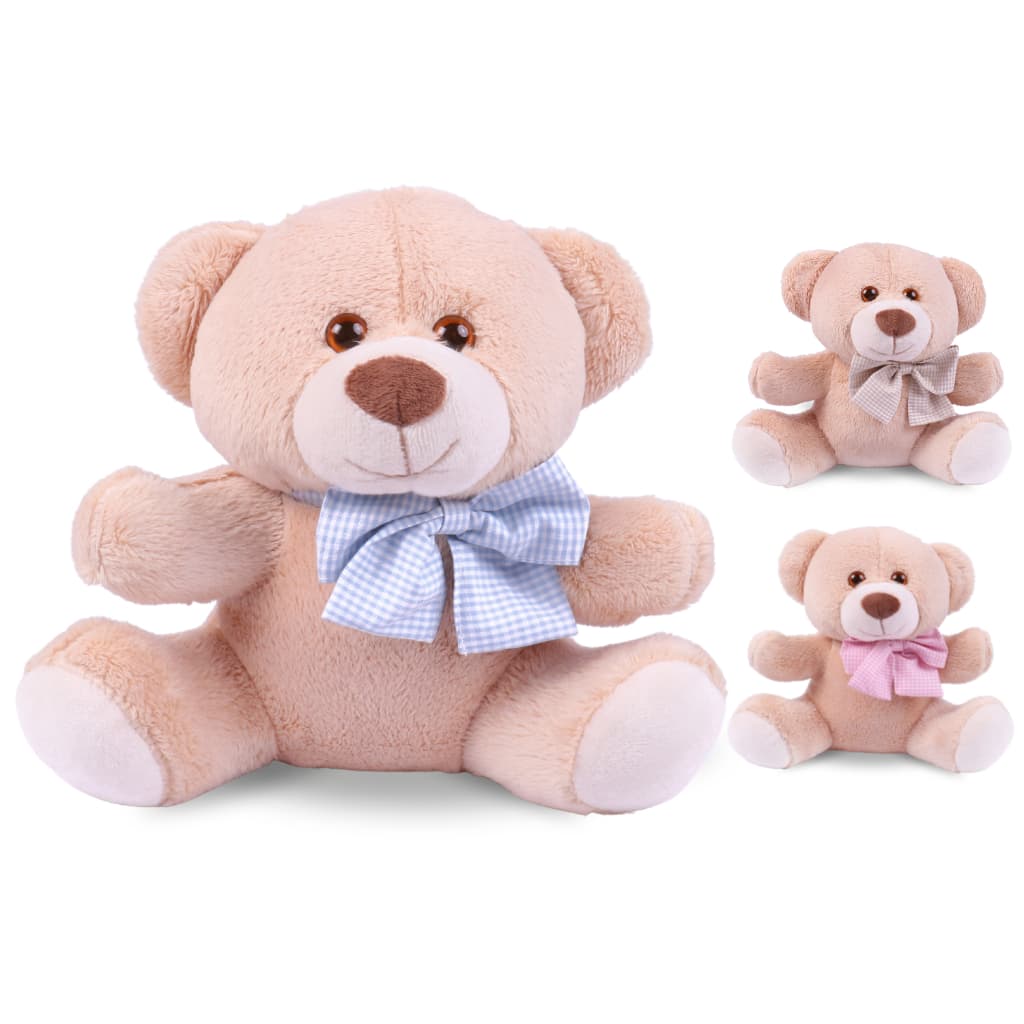 Urso De Pelúcia 15cm Classic Com Laço Para Nicho Decoração Infantil