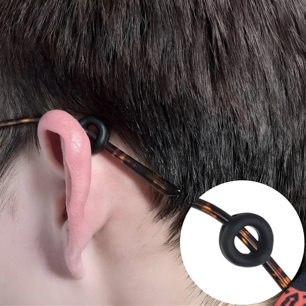 20  PRENDEDOR DE OCULOS GRAU DE SOL OVAL REDONDO CIRCULAR BOLINHA BOLA ANTIDERRAPANTE DE SILICONE