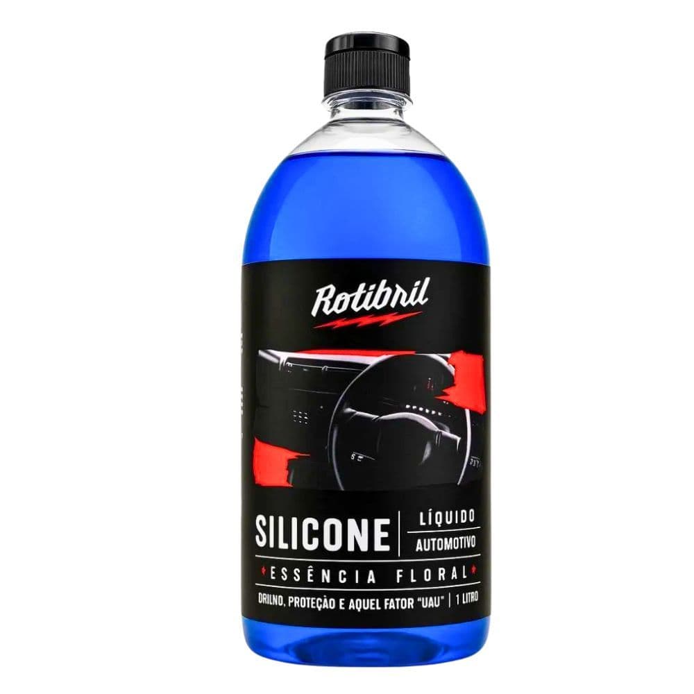 Silicone Líquido Automotivo Rotibril Aroma Essência Floral 1 Litro
