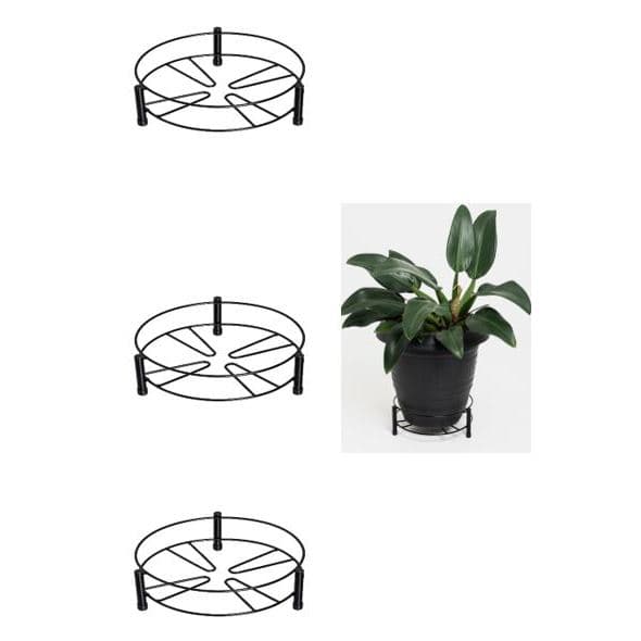 3 Suportes Reforçado para Botijão de Gás e Vasos de Plantas Até 55kg Multiuso e resistente