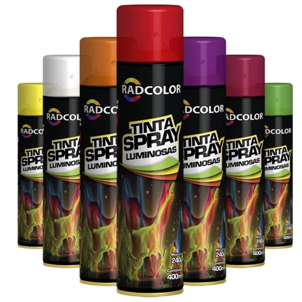 Tinta Spray Luminosas Geral E Automotivo 400ml