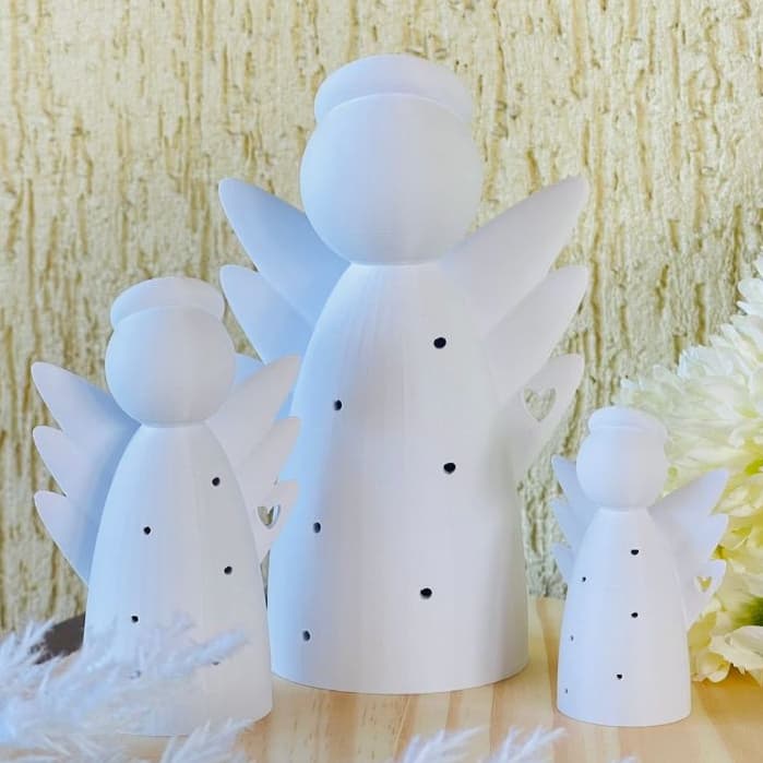 it 3 Anjinhos Decorativos Natalinos | Enfeite de Mesa, Presépio e Decoração Natal