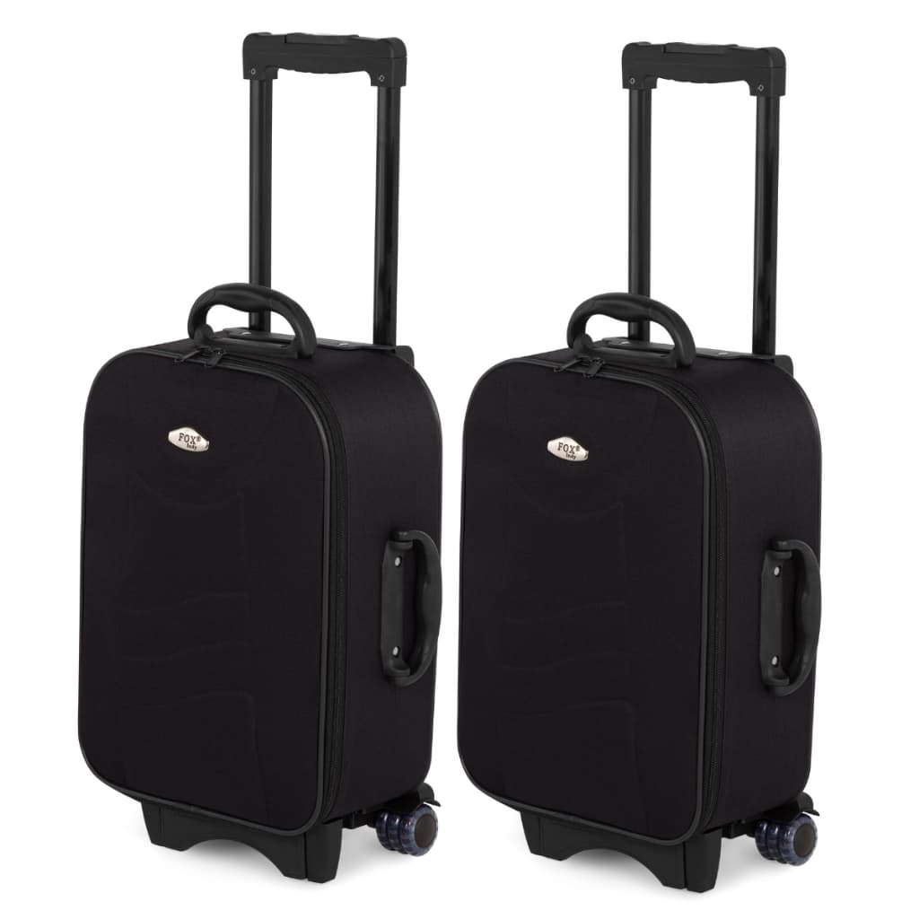 Kit 2 Malas de Bordo Pequenas 10kg com Rodinhas para Viagem Avião Fox Indy®
