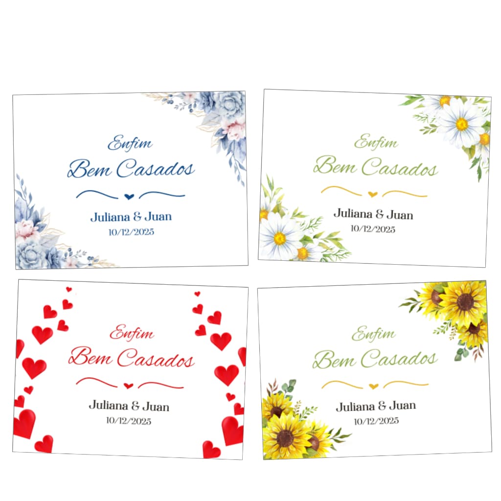 Tag para Bem Casados Lembrancinha Casamento Etc...
