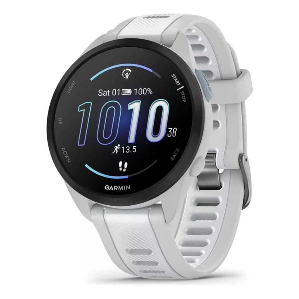 Relógio Garmin Forerunner 165 Music Amoled Branco