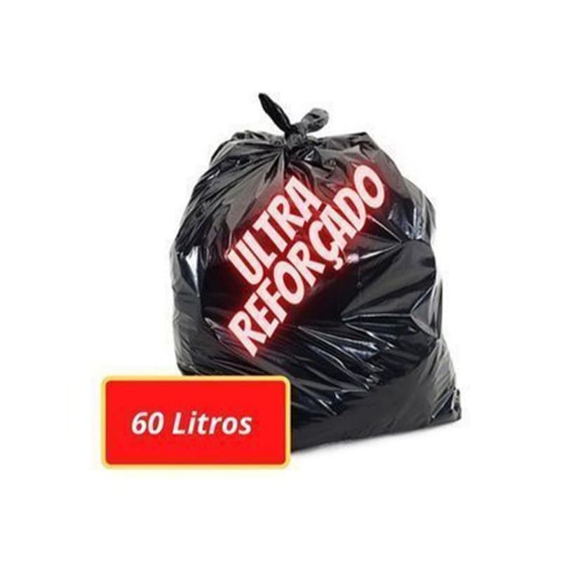 Saco De Lixo De 5kg, 60L E 100L Grosso, Reforçado Resistente