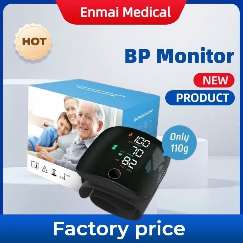Medidor Pressão Digital Recarregável De Pulso Com Voz Monitor Inteligente XYY-B08