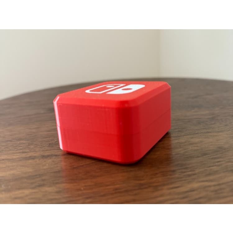 Estojo Case 3d Porta Cartucho Nintendo Switch Oled 16 Jogos Vermelho
