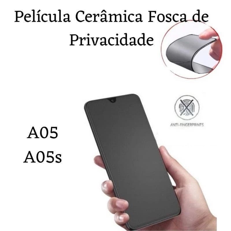 Película Cerâmica Fosca Privacidade Para Samsung Galaxy A05 / A05s