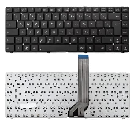 Teclado Para Asus A45a A45 K45 K45a U44 U46 Br Com Ç Preto