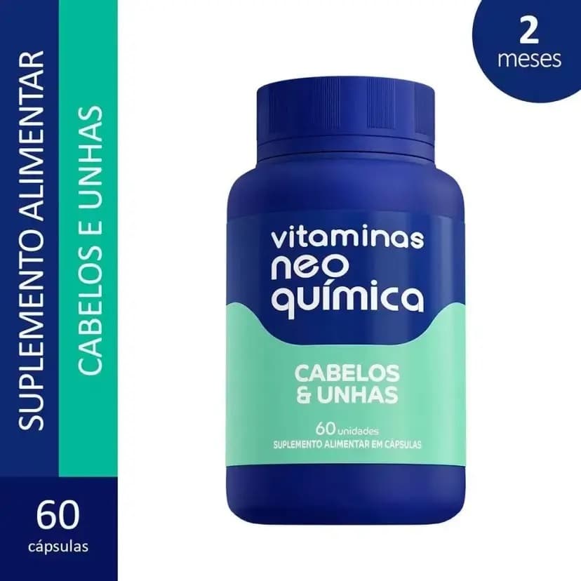 Kit Vitamina Mulher + Cabelos e Unhas 60 cápsulas cada