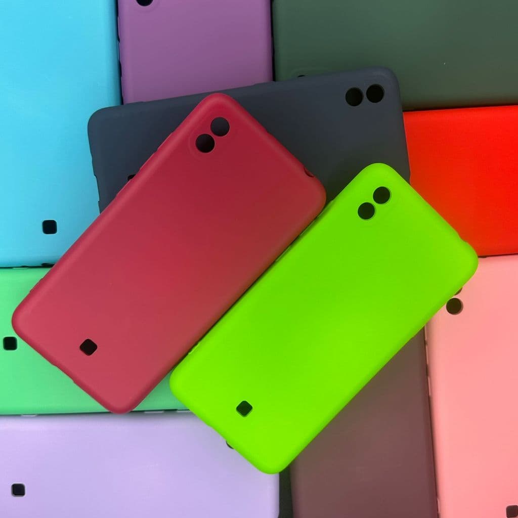 Kit Capa + Película de vidro 3D ou Somente Capa para LG K8 Plus Silicone Aveludada