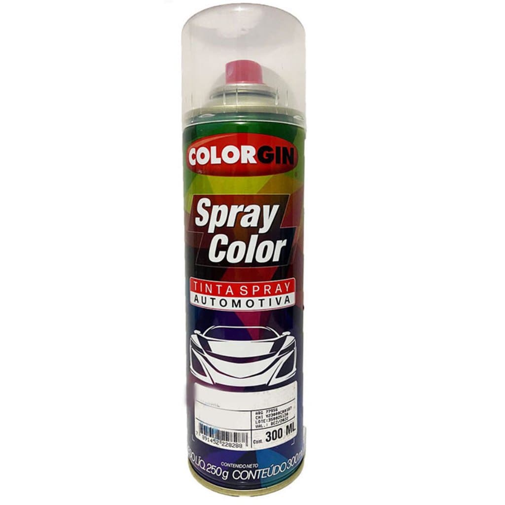 Spray Verniz Automotivo Colorgin 300ml Transp E Brilhante