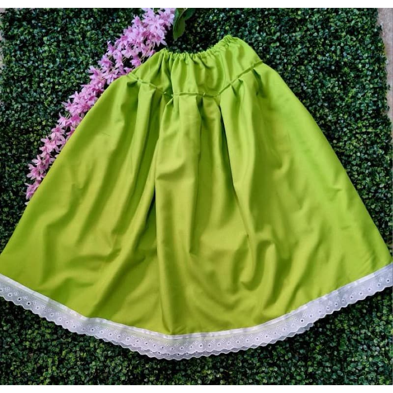Umbanda Candomblé Saia Verde Oxford 3,00