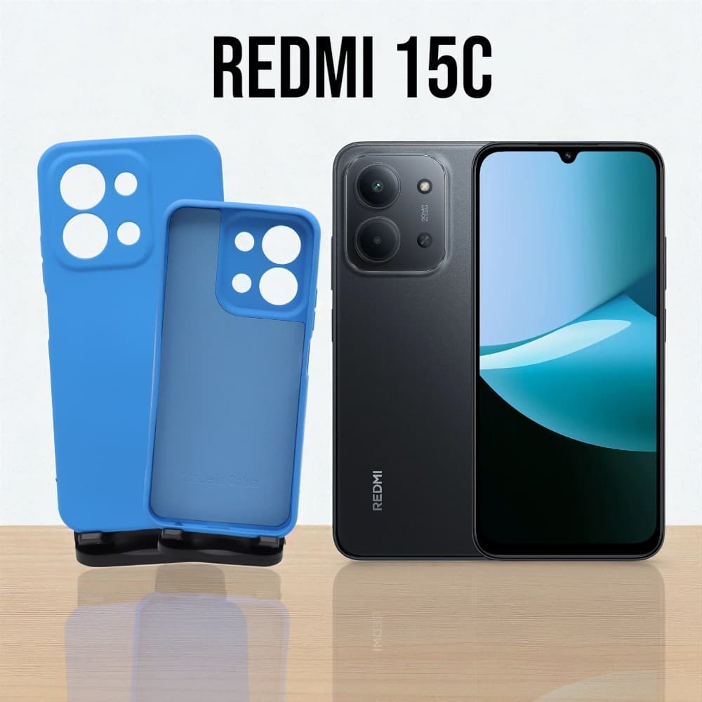 Capa Silicone Para REDMI 15C