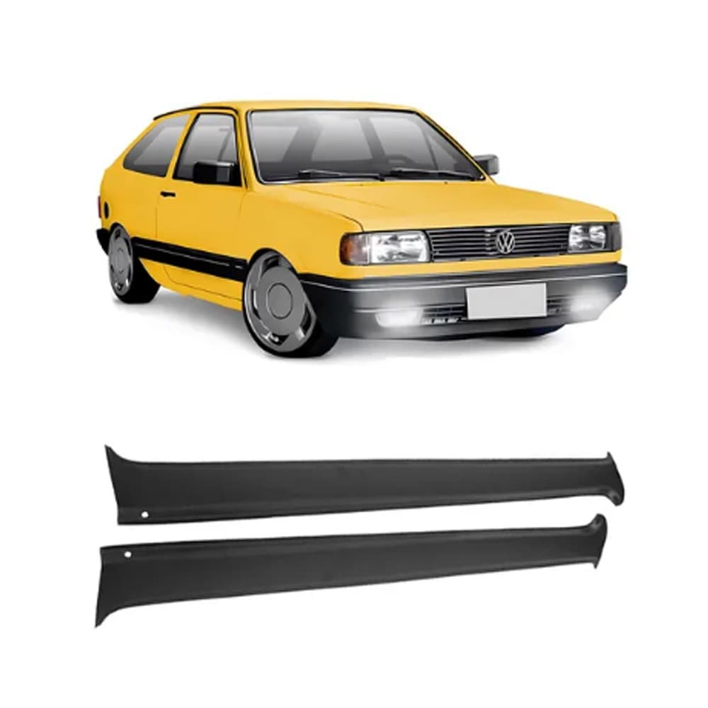 Par de Ombreiras Porta Gol, Voyage, Parati e Saveiro de 1980 81 82 83 84 85 86 87 88 89 90 91 92 93 1994 Modelo CL e L