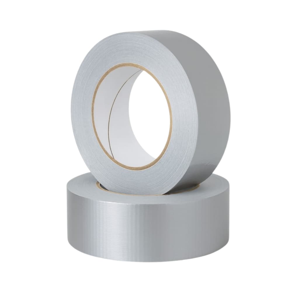 1 Fita Silver Tape 50 Metros Cinza Multiuso 45mm Resistente Prata Rolo Reparos Adesiva Telhado