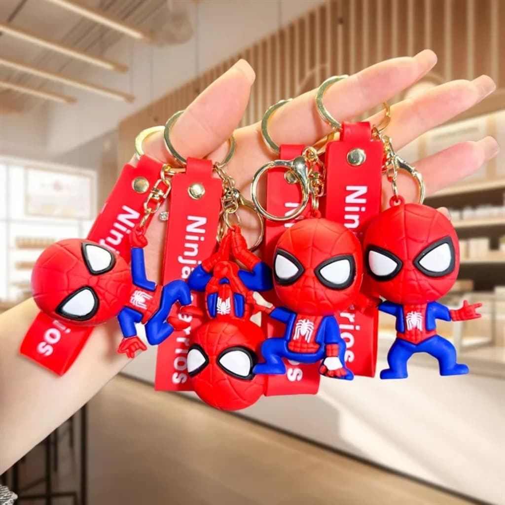 Chaveiro Macio Lembrancinha Festa Personagens Spider Man Homem Aranha Peter Parker