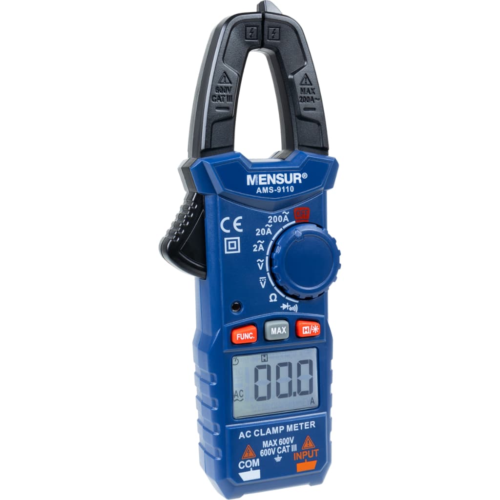 ALICATE AMPERIMETRO DIGITAL CAT III 600V MENSUR
