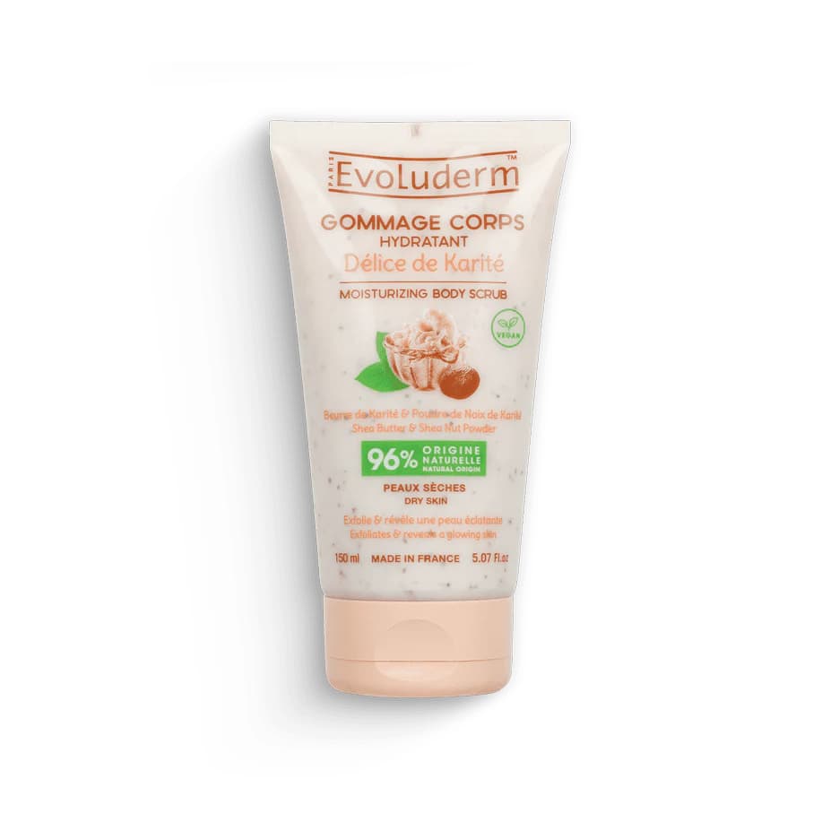 Evoluderm Delice de karité moisturizing body scrub 150 ml
