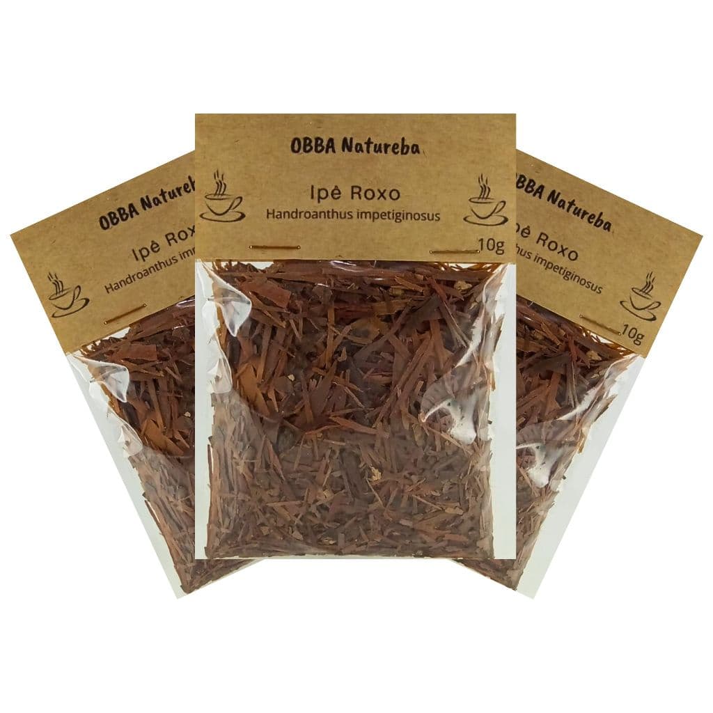 IPÊ ROXO para Infusão 100% Natural Verdadeiro Rasuras do Caule Selecionado – Kit com 3 Pacotes
