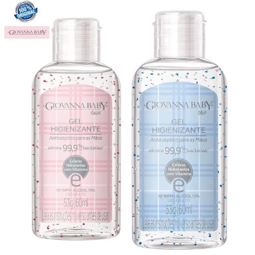 Giovanna Baby  Álcool em Gel 70% Higienizante para Mãos 60ML