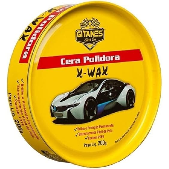 Cera Polidora Cremosa Gitanes X-Wax 200g